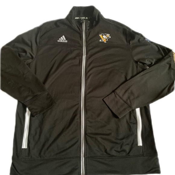adidas Other - ADIDAS Men’s Pittsburgh Penguins Zip Up Jacket